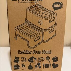 Forbena Toddler Step Stool for Bathroom Sink, 2 Step Stool for Kids